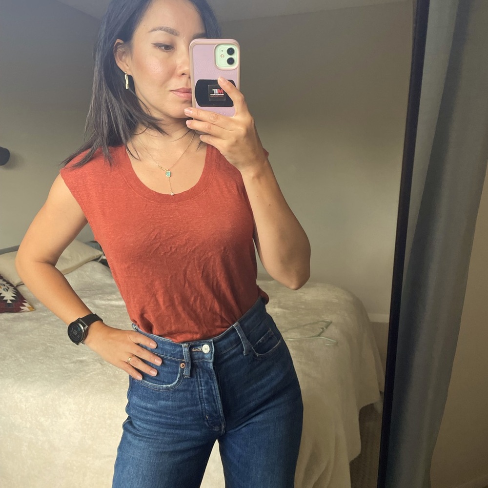 100%linen top